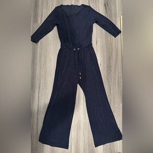 Travelers by Chico’s Navy Jumpsuit